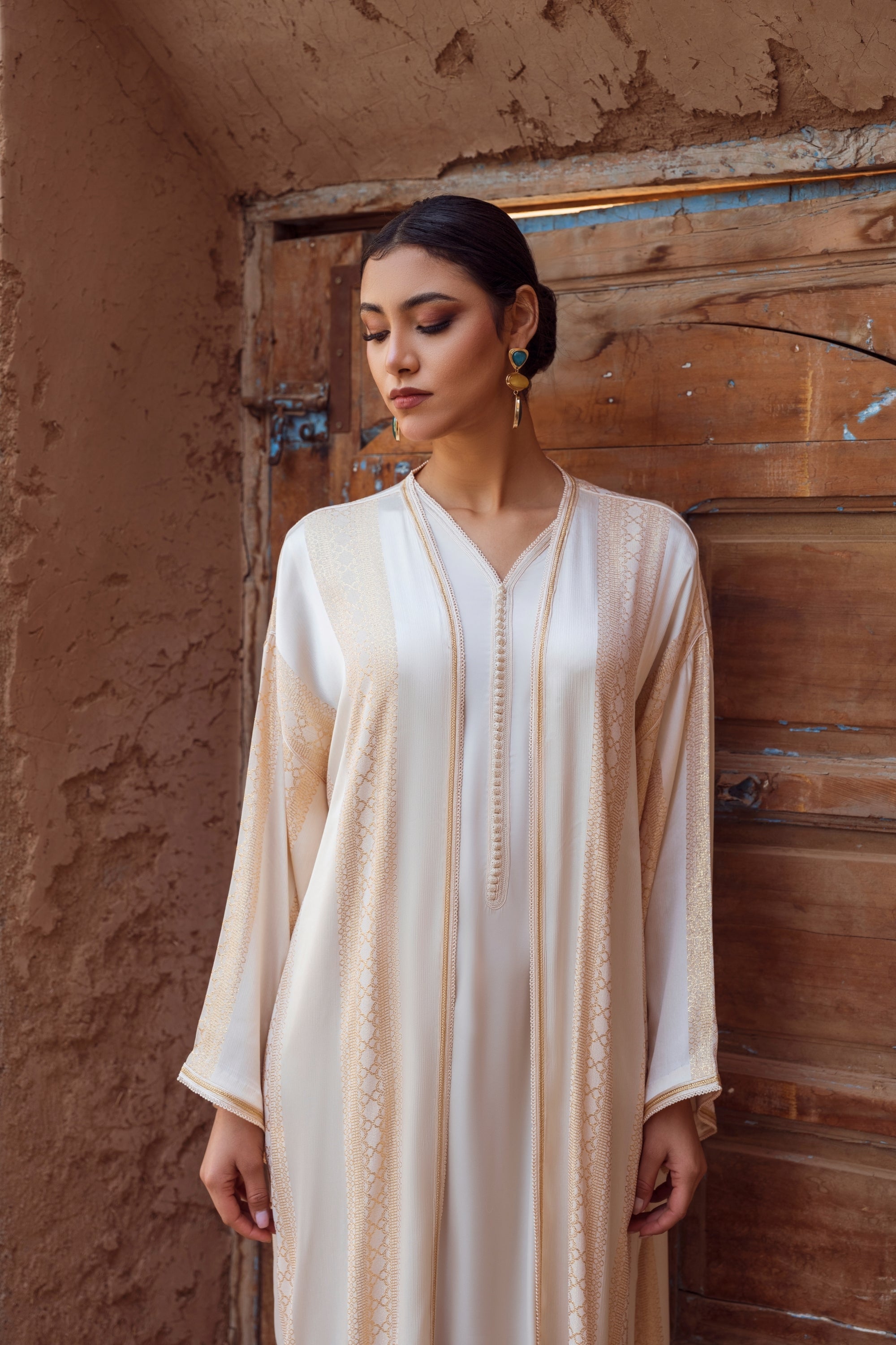 The Golden Hour Two-Piece Caftan Set