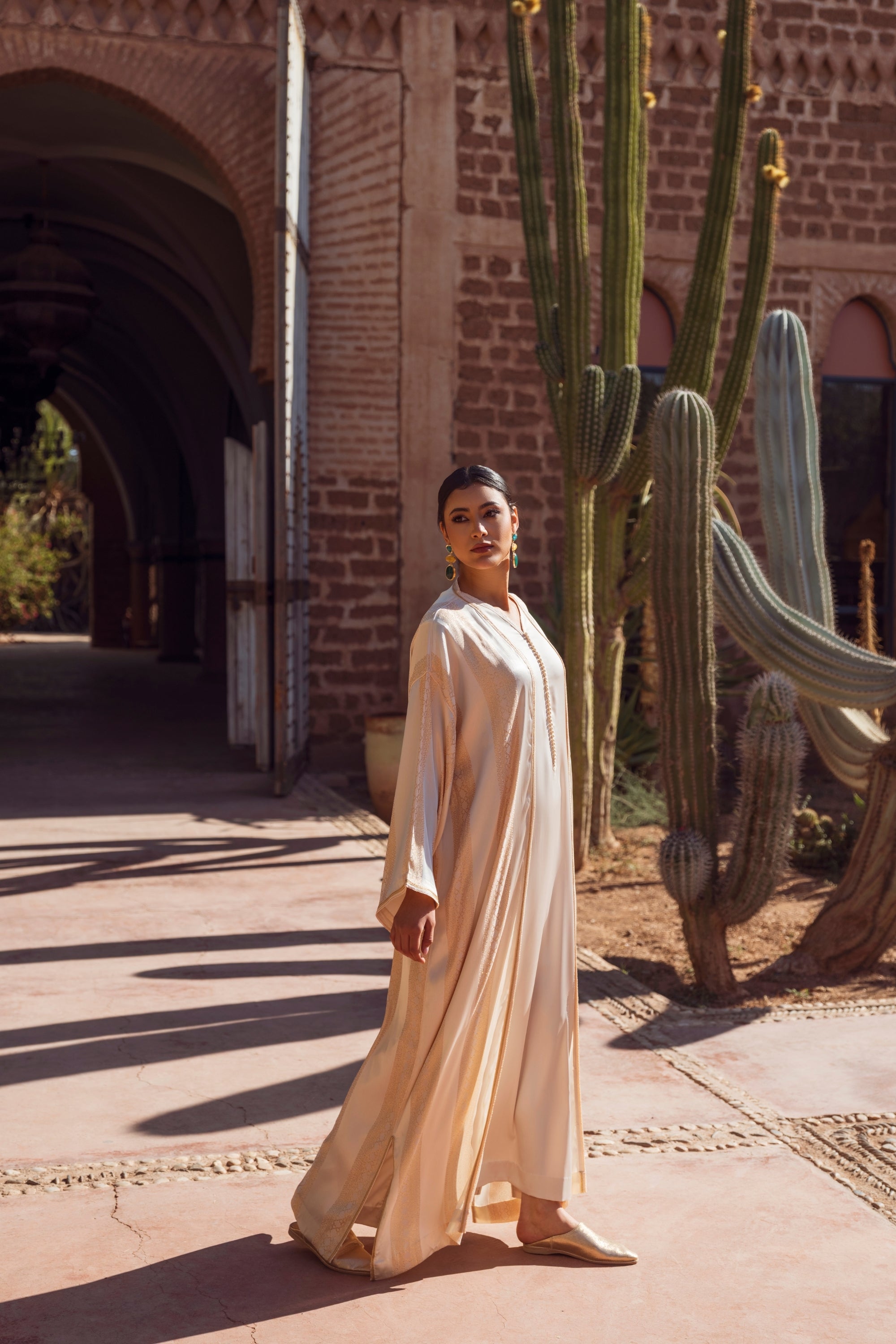 The Golden Hour Two-Piece Caftan Set