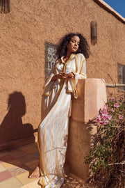 Layered Jawhara Caftan & Gilet