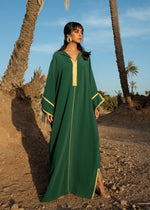 Load image into Gallery viewer, Silk Brocade Moroccan Caftan
