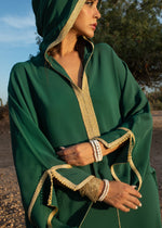 Load image into Gallery viewer, Silk Brocade Moroccan Caftan
