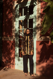 Brocade Floral Kimono Jacket