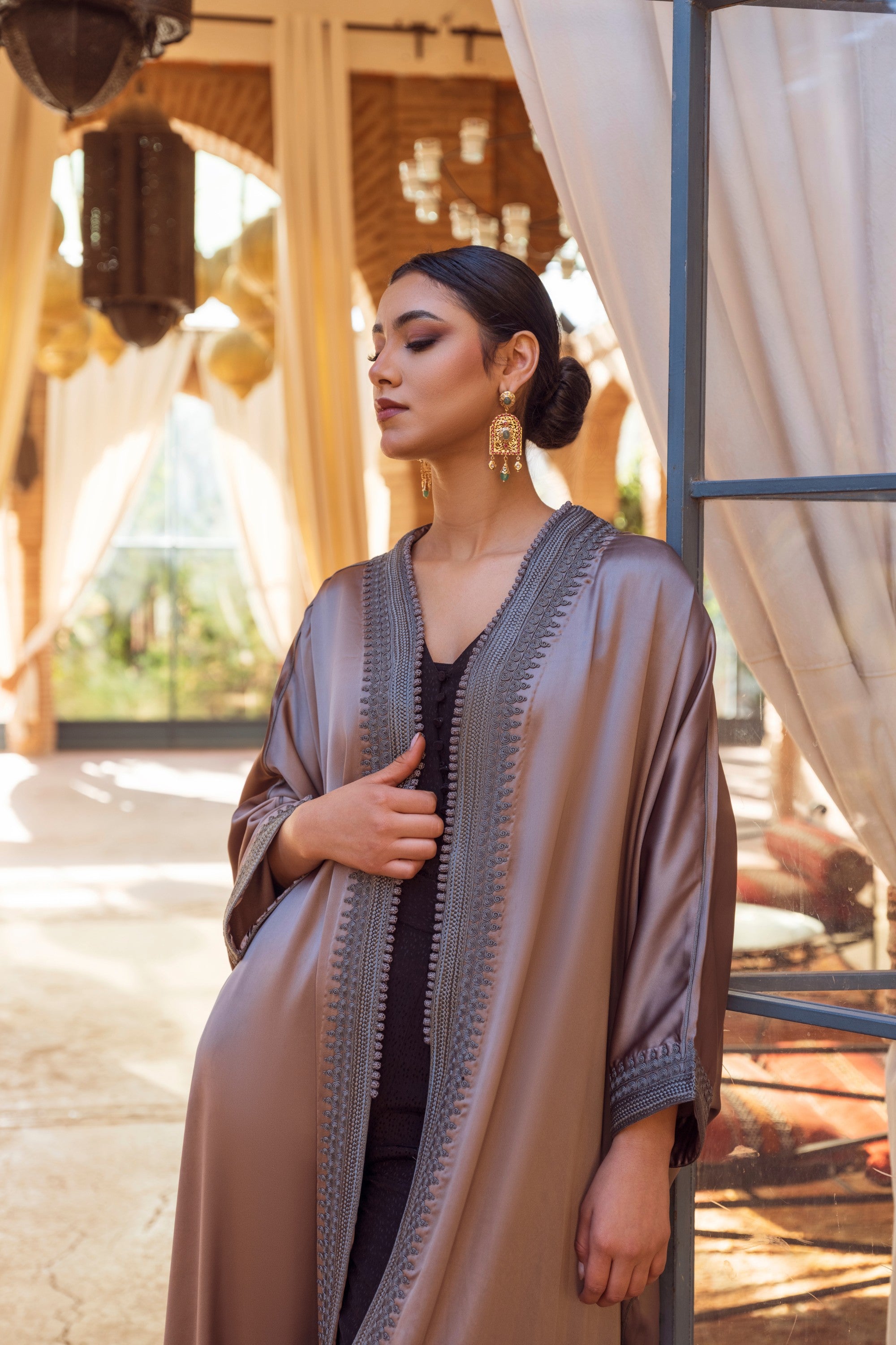 Smoke Grey Kimono