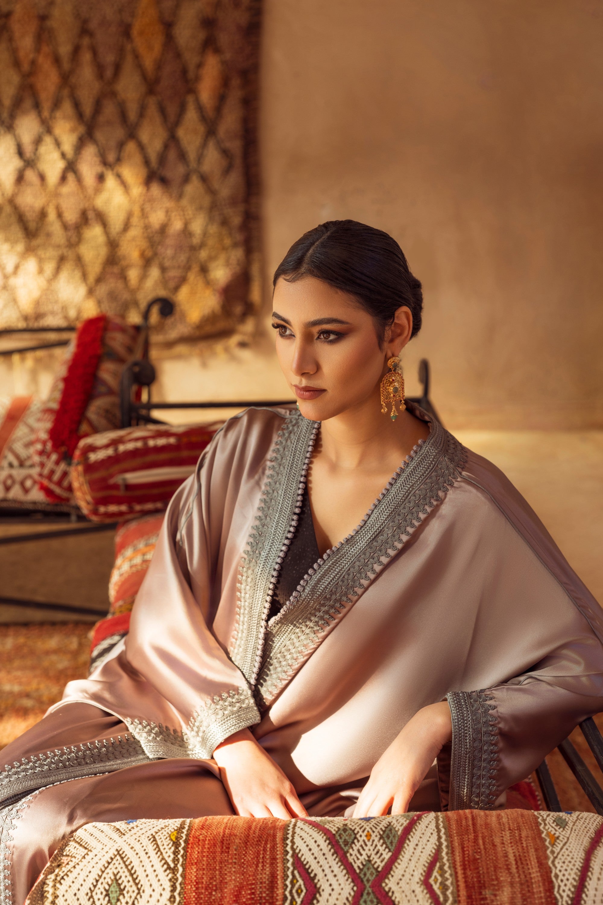 Smoke Grey Kimono