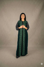 Forest Green Long Gilet