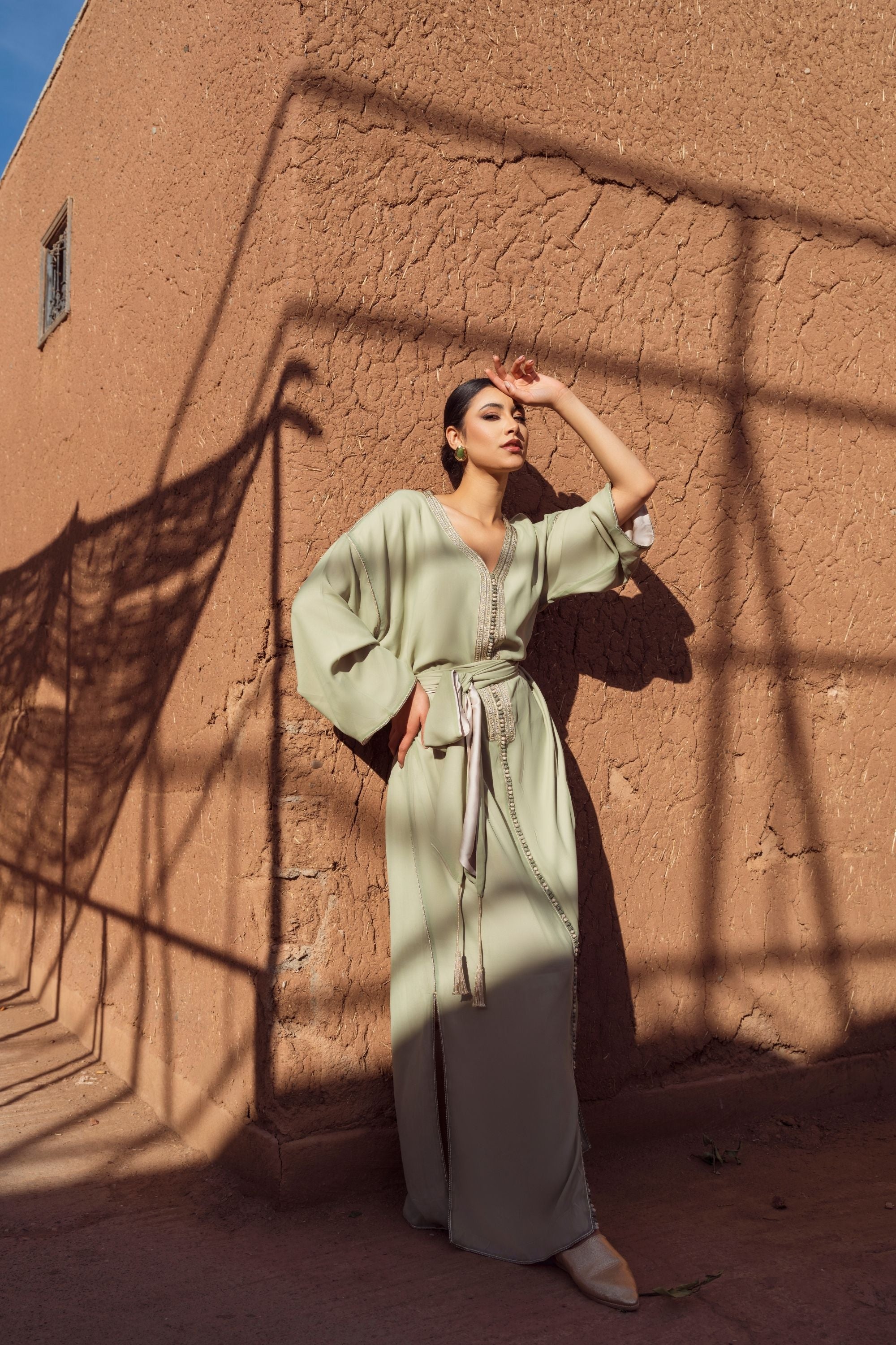 Green Sage Caftan