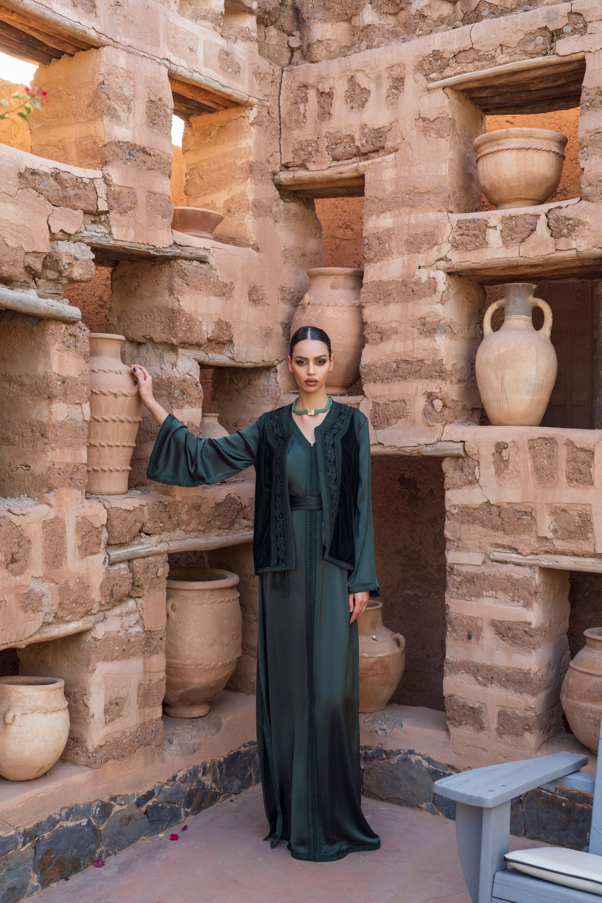 Royal Emerald Caftan