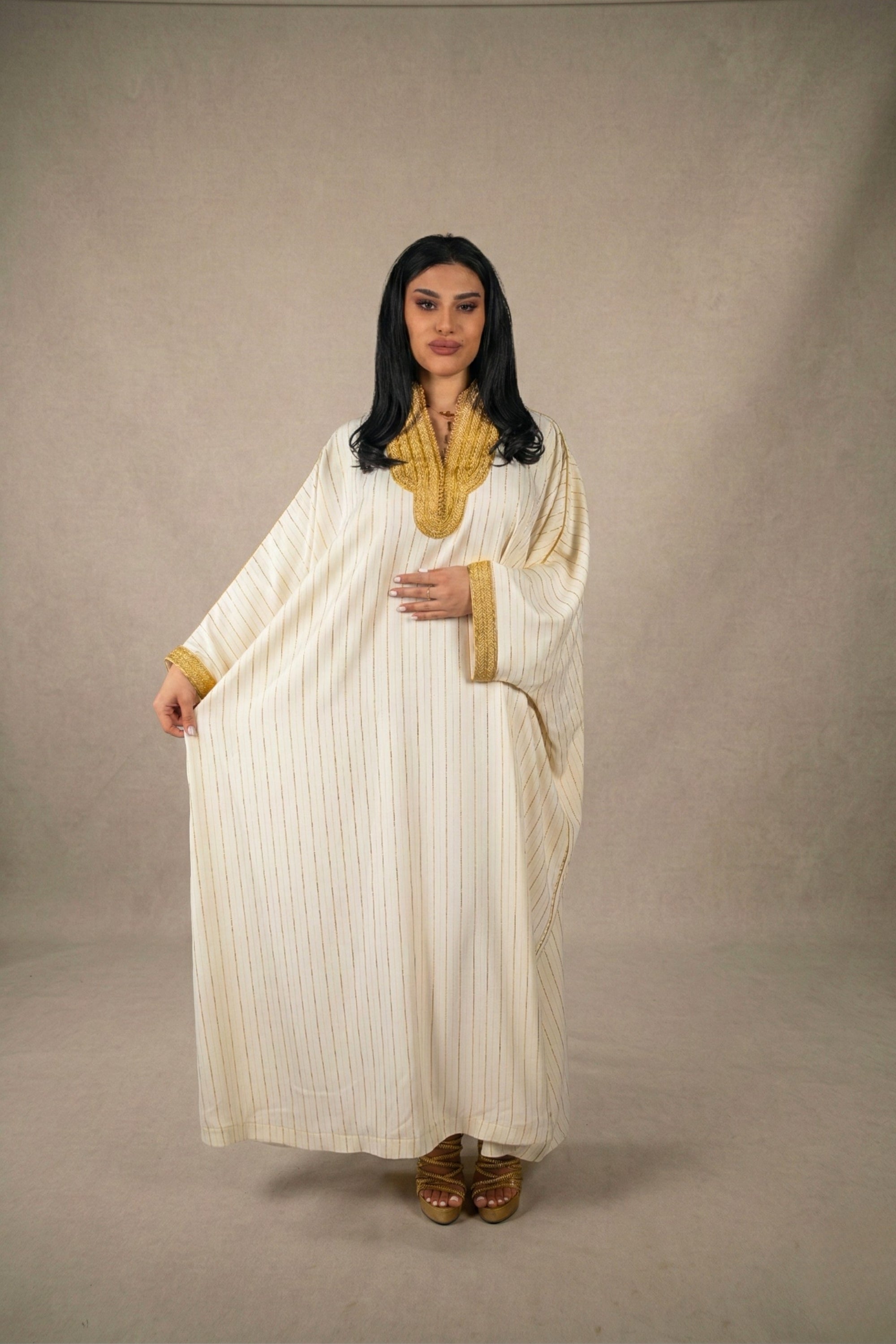 White Cream Comfort Gandoura