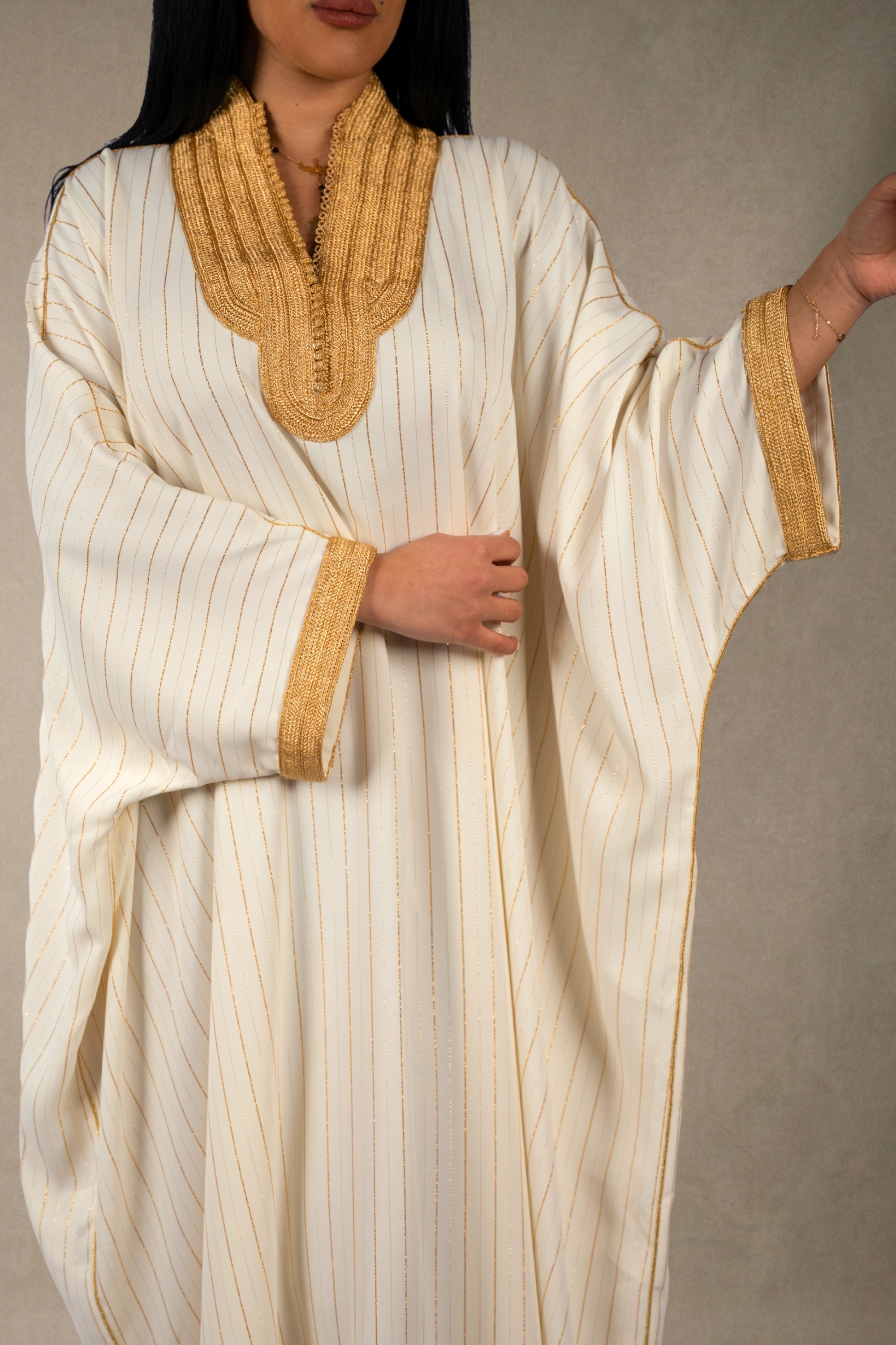 White Cream Comfort Gandoura